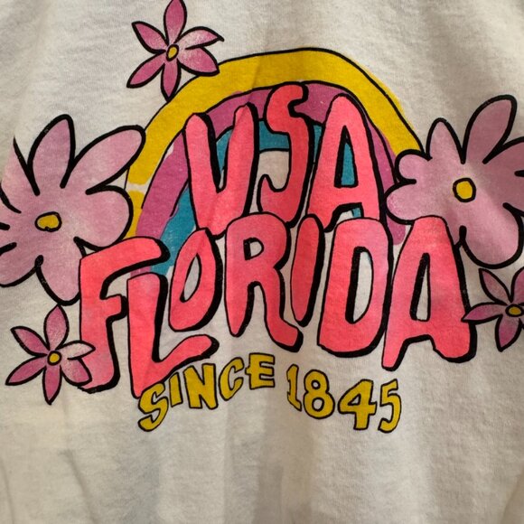 Zara Kids “USA Florida Since 1845” Graphic Tee – Size 5-6 (116 cm) - Picture 2 of 4